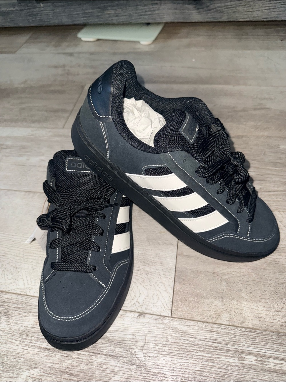 Adidas Grand Court Alpha SK8 Black White Sneakers Men’s 13 NWT